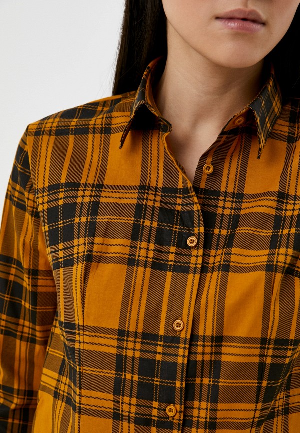 Рубашка Bawer коричневый, размер 44, фото 4