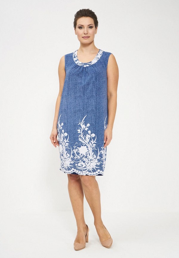 Платье Cleo синий, размер 60, фото 2