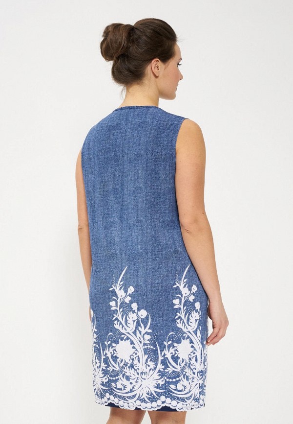 Платье Cleo синий, размер 60, фото 3