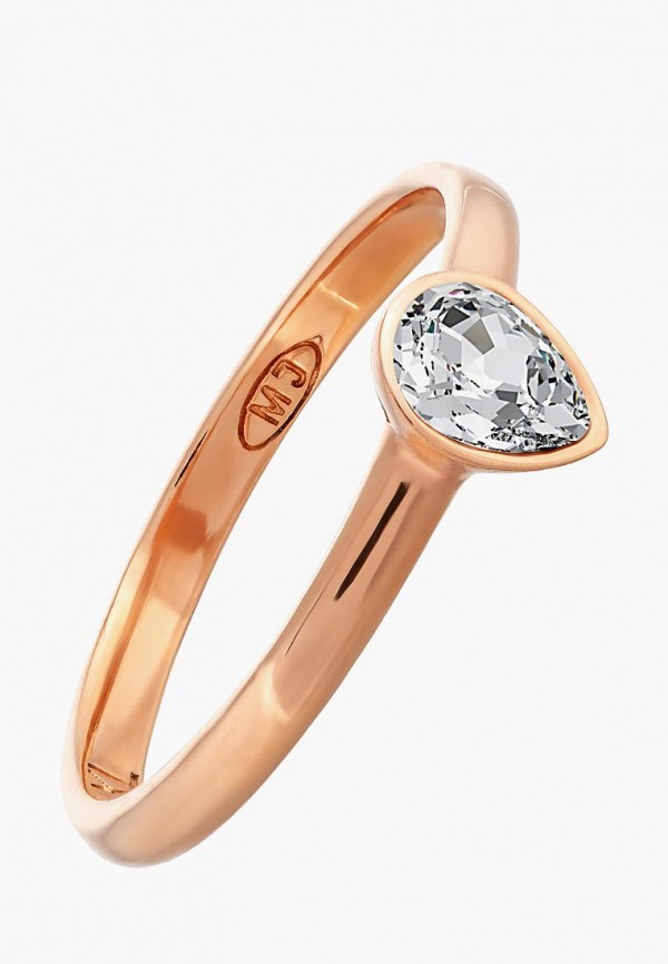

Кольцо Mademoiselle Jolie Paris, Золотой, Rosee Gold Crystal