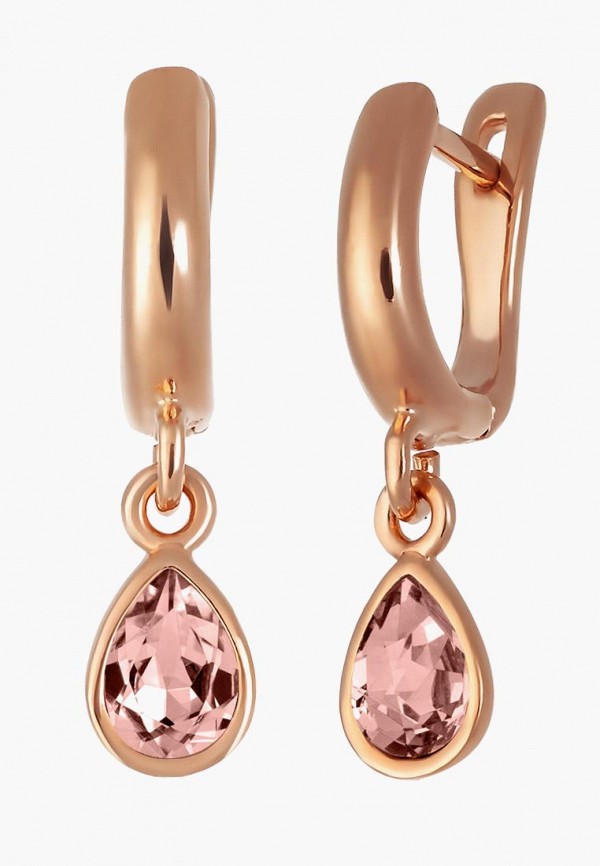

Серьги Mademoiselle Jolie Paris, Разноцветный, Rosee jour Gold Vintage
