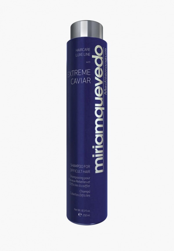 

Шампунь Miriamquevedo, Extreme Caviar for Difficult Hair, 250 мл, Прозрачный