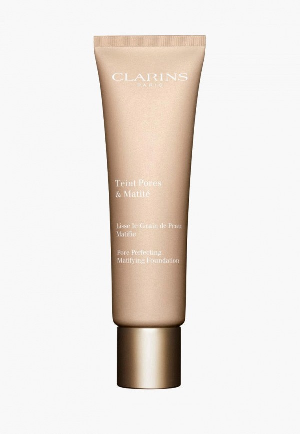 

Тональный крем Clarins, Бежевый, Teint Pores & Matite, 01 ivory, 30 мл