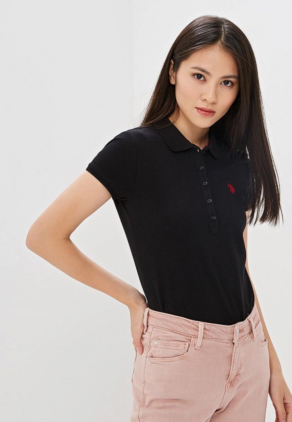 

Поло U.S. Polo Assn, Черный