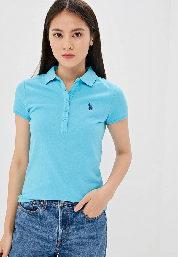 

Поло U.S. Polo Assn, Голубой