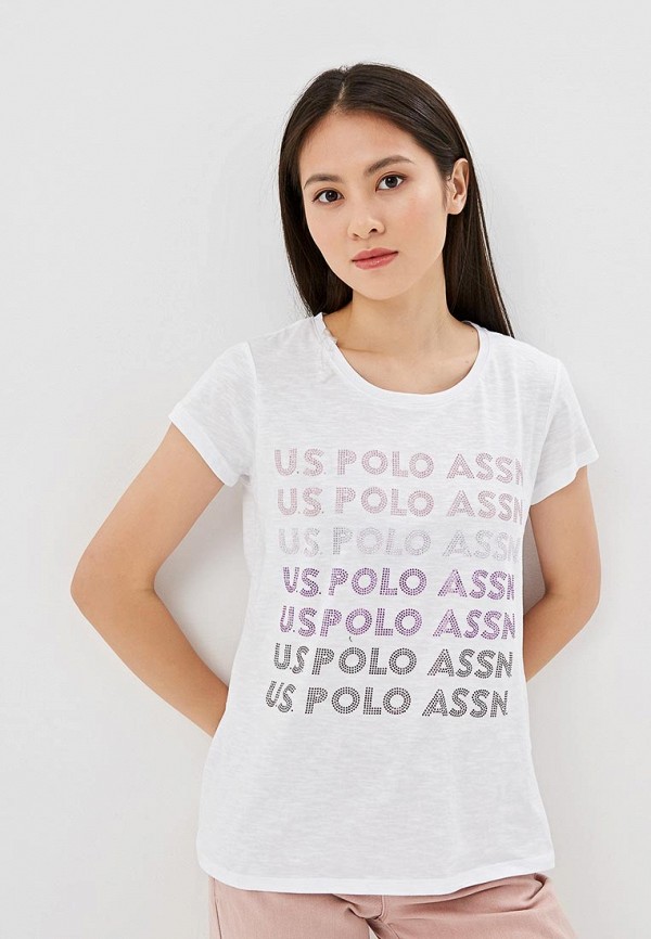 Футболка U.S. Polo Assn. цвет белый 