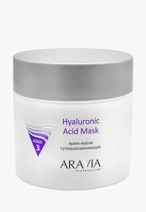 Маска для лица Aravia Professional суперувлажняющая Hyaluronic Acid Mask, 300 мл