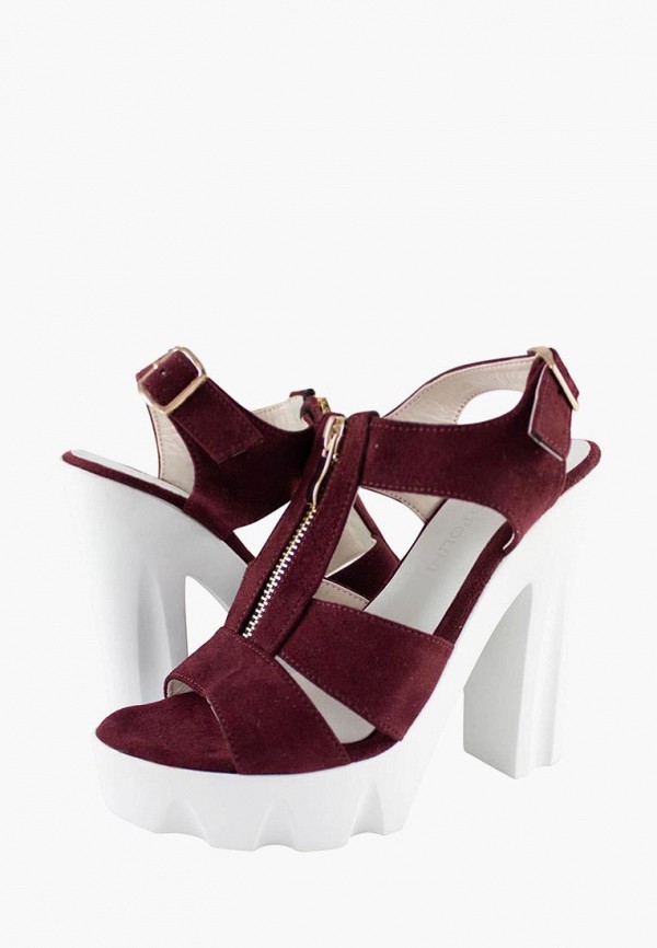 

Босоножки Alberto Polini, Бордовый, Alberto Polini MP002XW0280S