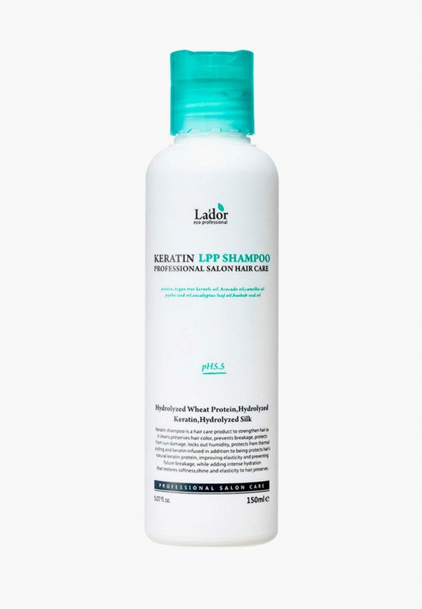 

Шампунь Lador, Белый, Keratin LPP Shampoo, 150 мл