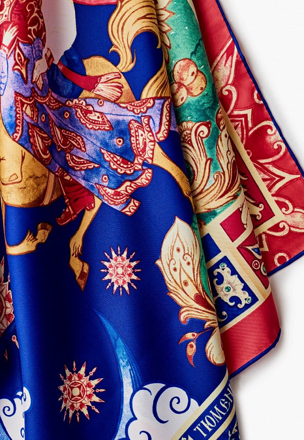 Платок Русские в моде цвет разноцветный  Фото 2
