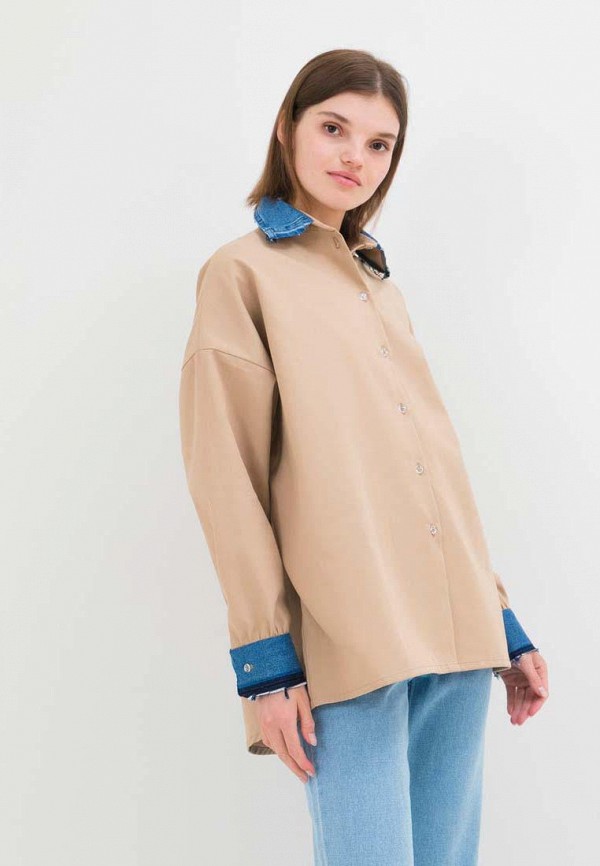 

Рубашка WhyNotDenim, Бежевый