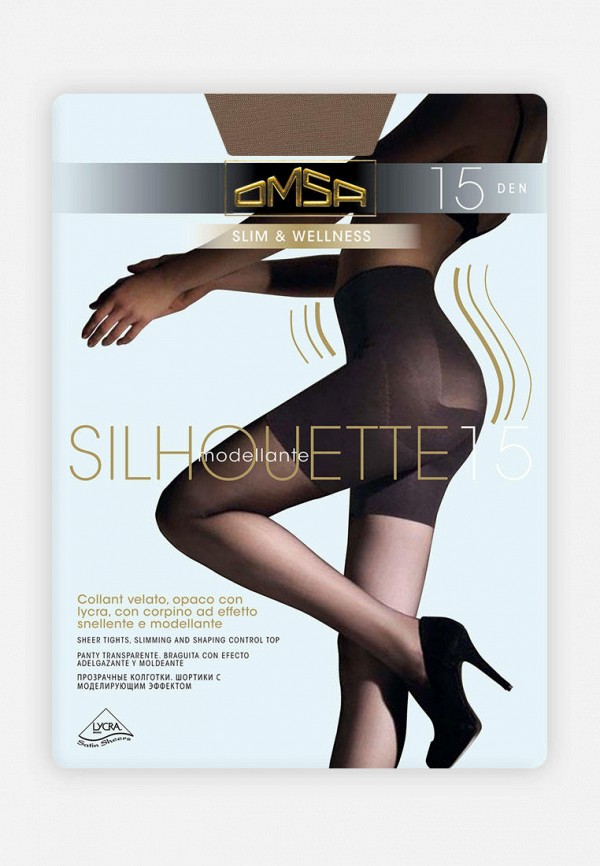 

Колготки Omsa, Бежевый, SILHOUETTE 15 DEN