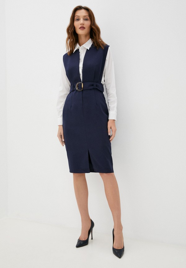 Сарафан Silver Fish синий, размер 56, фото 2