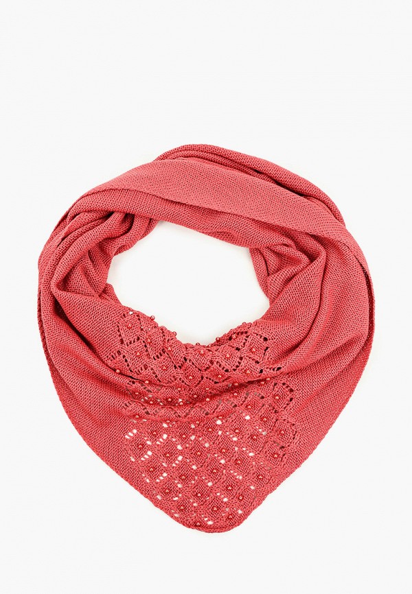 

Палантин Landre, Коралловый, baktus scarf, 65х220 см