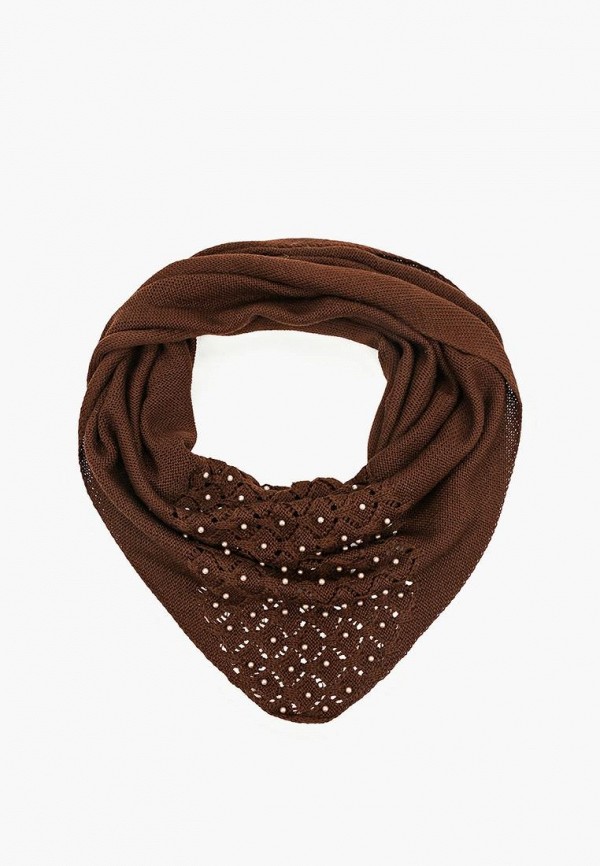 

Палантин Landre, Коричневый, baktus scarf, 65х220 см