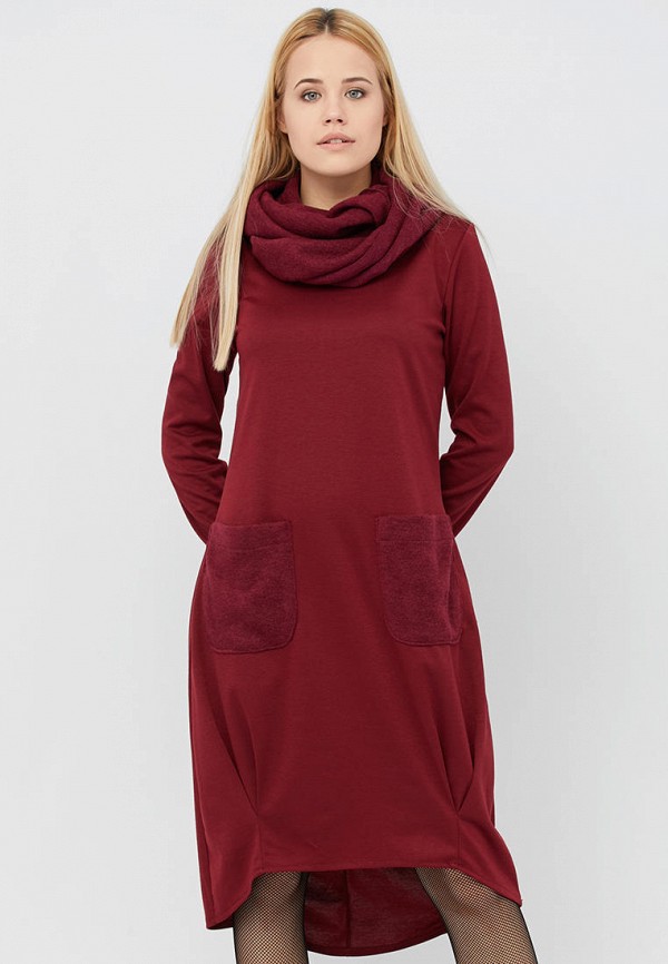 

Платье Alana, Бордовый, Alana MP002XW02DTB