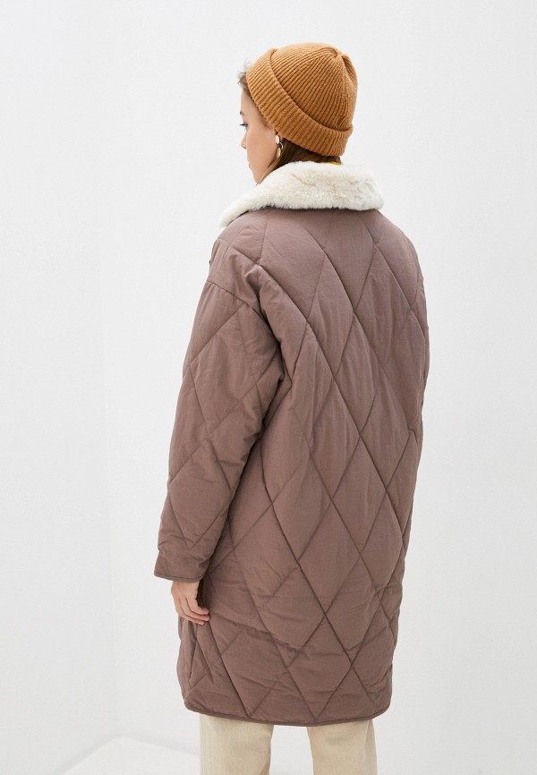 Куртка утепленная Sela цвет коричневый  Фото 3