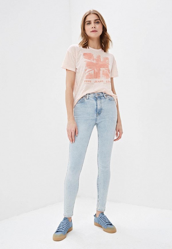 

Футболка Pepe Jeans, Бежевый, Pepe Jeans MP002XW02ERT