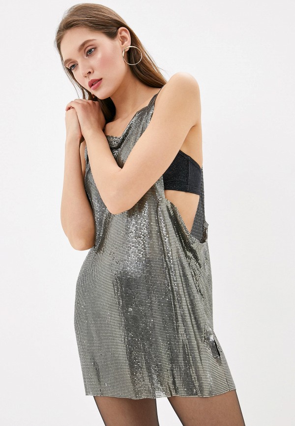 

Платье Pepe Jeans, Серебряный, Pepe Jeans MP002XW02F1T