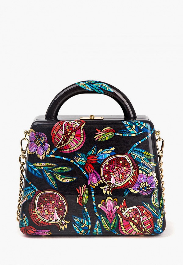 

Сумка Mybacio, Черный, POMEGRANATE BLOSSOM (TRAPEZIUM MINI )