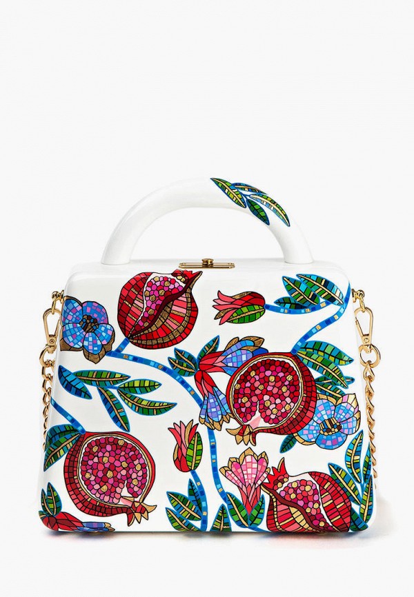 

Сумка Mybacio, Белый, POMEGRANATE BLOSSOM WHITE (TRAPEZIUM MINI )