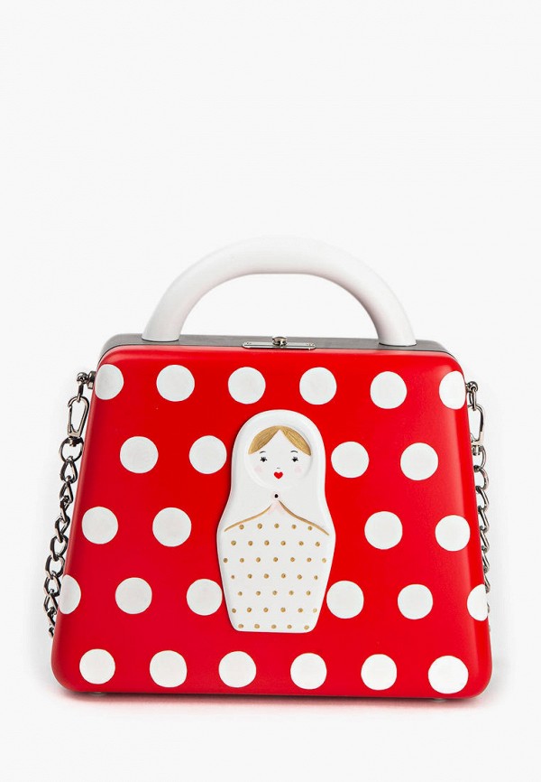

Сумка Mybacio, Красный, MATRYOSHKA RED (TRAPEZIUM MINI)