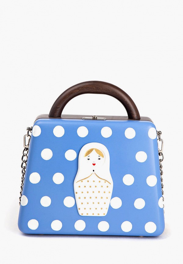 

Сумка Mybacio, Синий, MATRYOSHKA BLUE (TRAPEZIUM MINI)