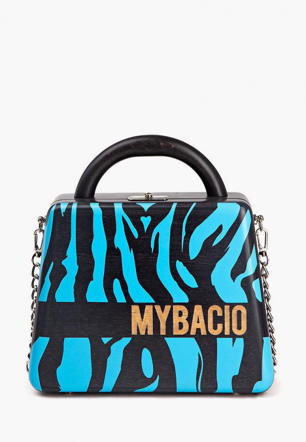 

Сумка Mybacio, Голубой, ZEBRA (TRAPEZIUM MINI)