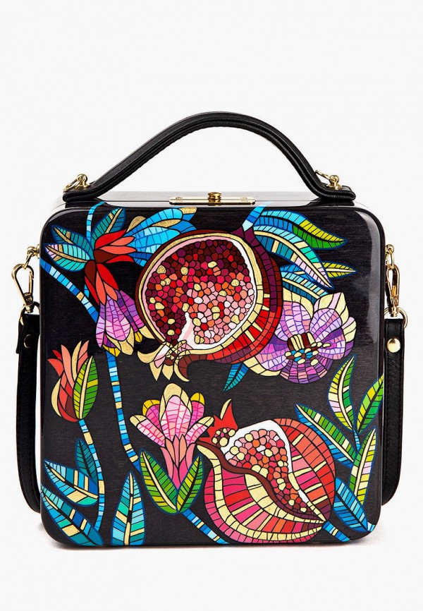 

Сумка Mybacio, Черный, POMEGRANATE BLOSSOM WOOD (BOX MINI)