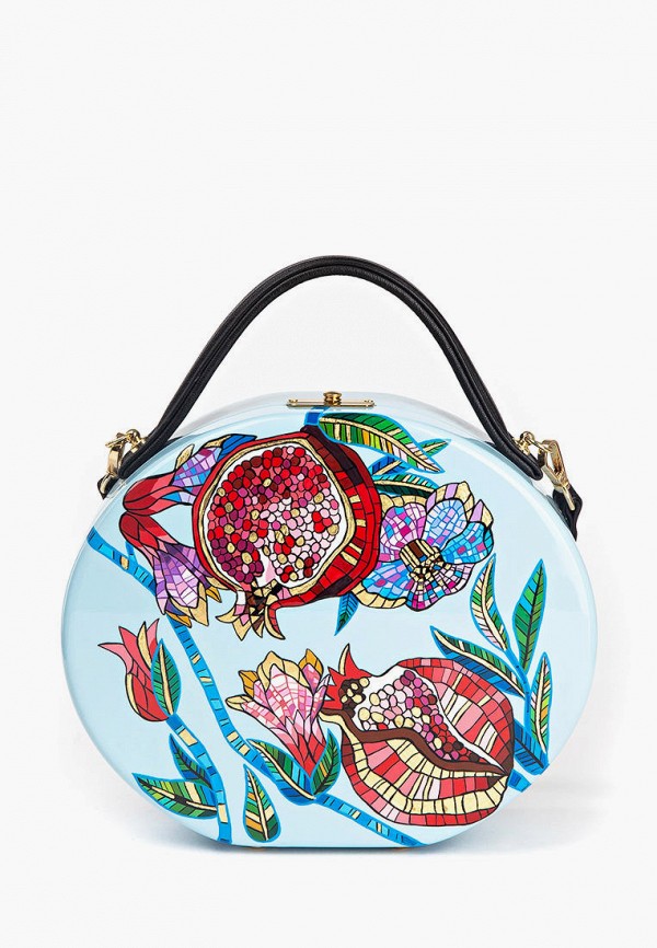 

Сумка Mybacio, Голубой, POMEGRANATE BLOSSOM BLUE (CIRCLE)