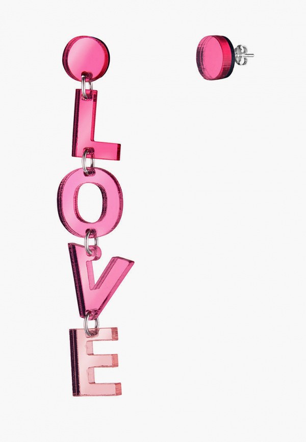 

Серьги Monolama, Розовый, Love