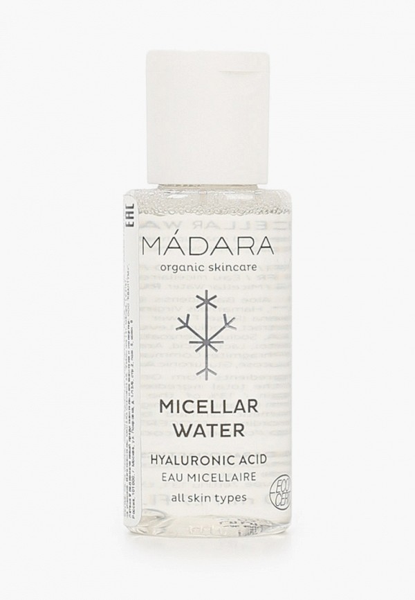 

Мицеллярная вода Madara, Прозрачный, Для снятия макияжа, органическая с экстрактами растений. 50 мл