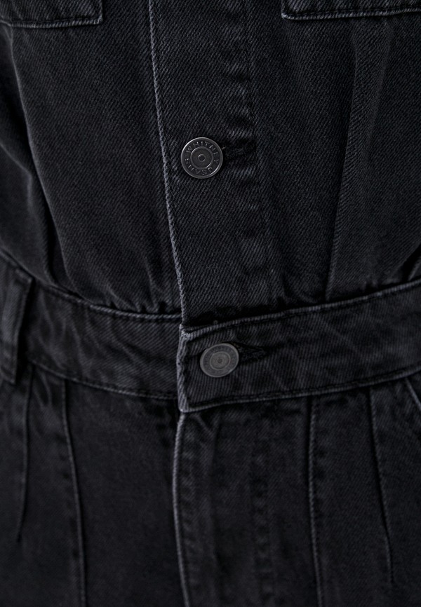Комбинезон джинсовый Whitney цвет серый  Фото 4