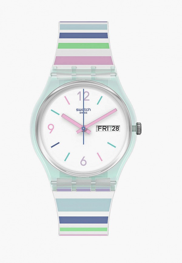 

Часы Swatch, Разноцветный, PASTEL ZEBRA (GL702)