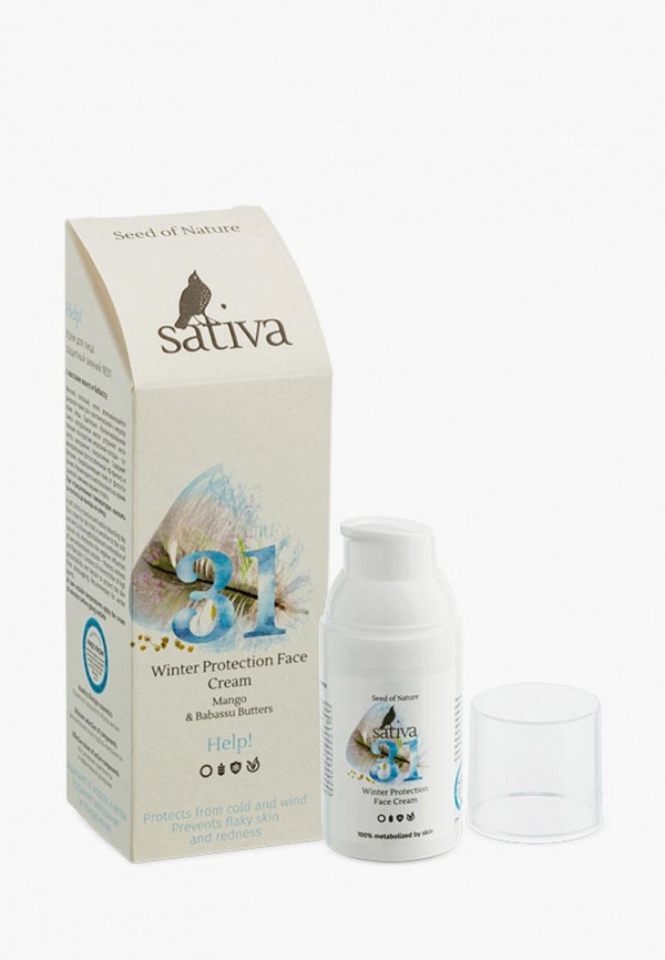 

Крем для лица Sativa, Белый, №31