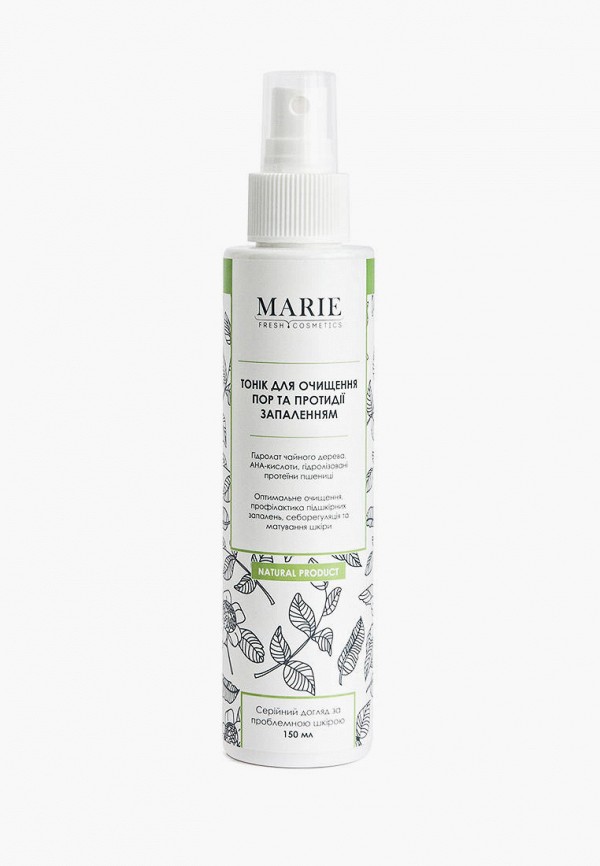 

Тоник для лица Marie Fresh Cosmetics, Прозрачный, 150 мл