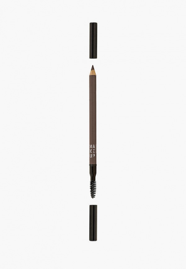 

Карандаш для бровей Make Up Factory, Коричневый, т.4 пыльный коричневый, 1.05 г