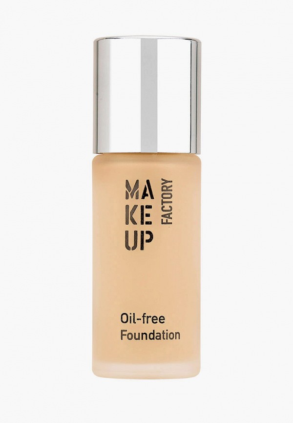 

Тональный крем Make Up Factory, Бежевый, для нормальной/жирной кожи Oil-free Foundation т.08 сатиновая кожа, 20 мл