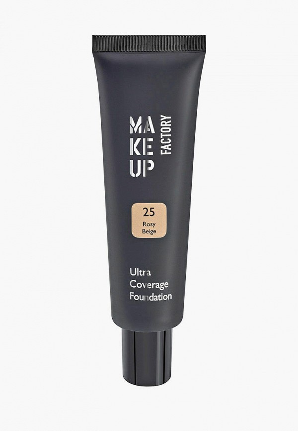 

Тональный крем Make Up Factory, Бежевый, Ultra Coverage Foundation т.25 розовый беж, 30 мл
