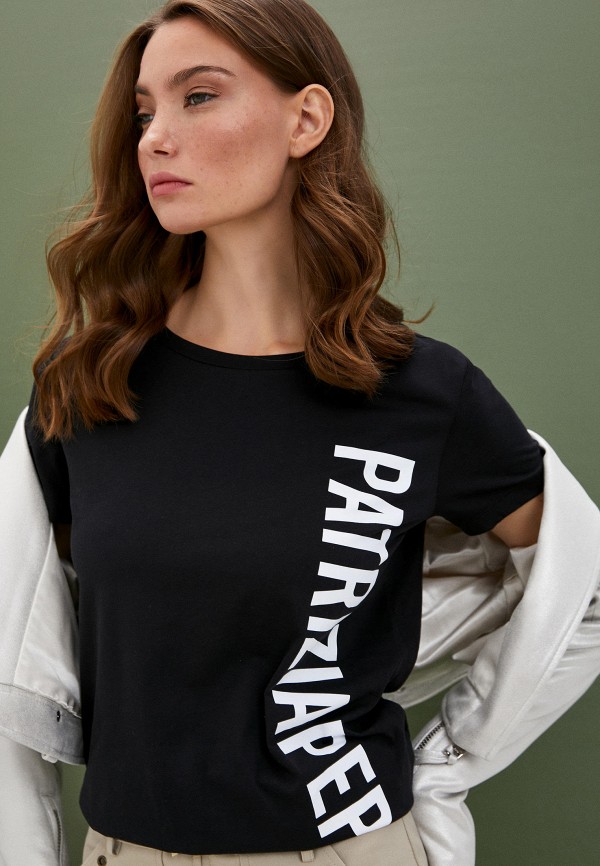 

Футболка Patrizia Pepe, Черный, Patrizia Pepe MP002XW02N94