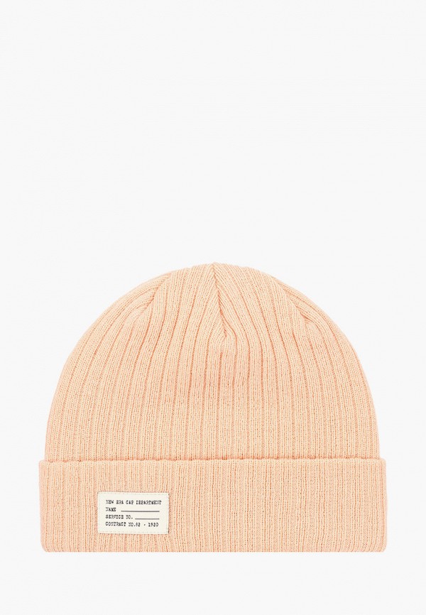 

Шапка New Era, Розовый, NE RIBBED PATCH CUFF