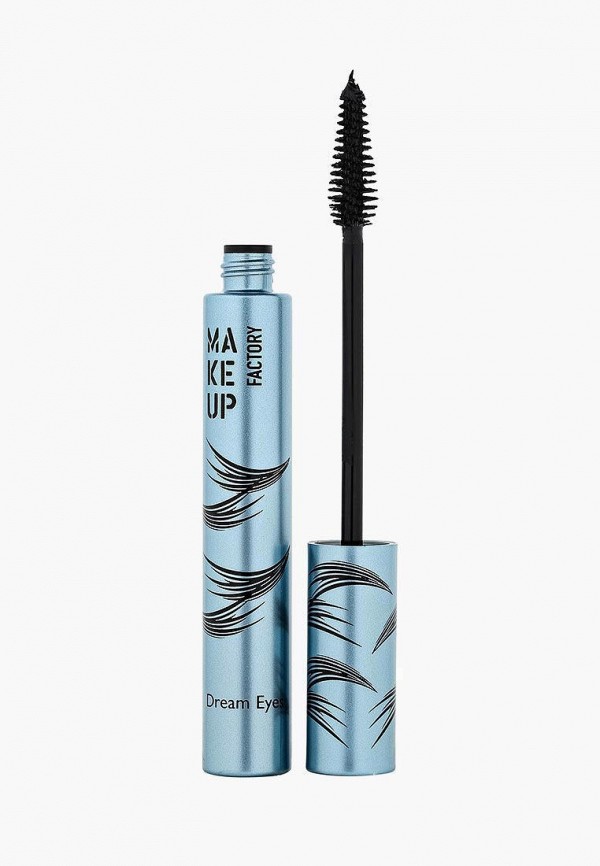 

Тушь для ресниц Make Up Factory, Черный, с эффектом "кукольных" ресниц Dream Eyes т. 01 черный, 12 мл