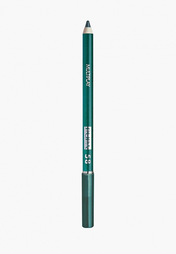 

Карандаш для глаз Pupa, Зеленый, MULTIPLAY EYE PENCIL с апликатором т.58 пластичный зеленый, 1.2 г