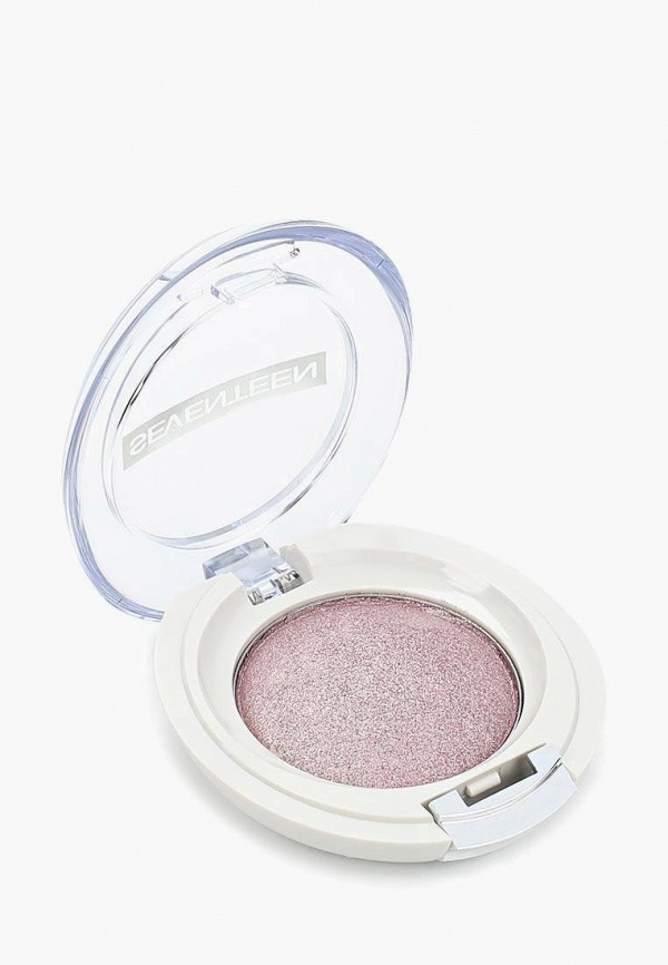 

Тени для век Seventeen, Розовый, EXTRA SPARKLE SHADOW т.01 розовые, 4 г