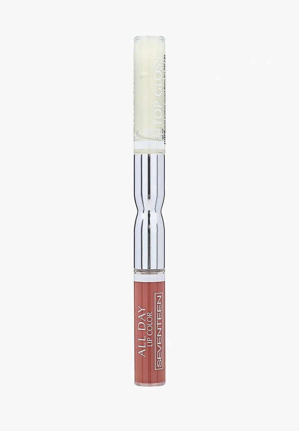 

Помада Seventeen, Коралловый, жидкая стойкая ALL DAY LIP COLOR & TOP GLOSS т.04 пастель терракот , 3.5*3.5 мл