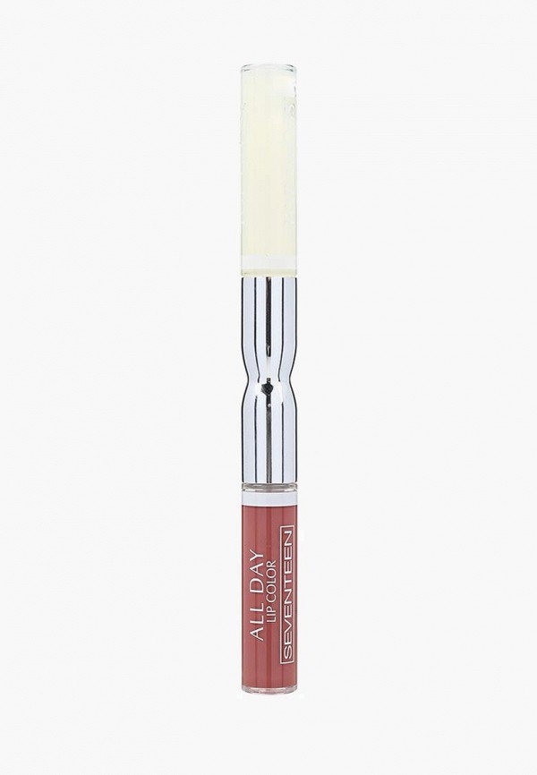 

Помада Seventeen, Коричневый, жидкая стойкая ALL DAY LIP COLOR & TOP GLOSS т.05 кремовая слива , 3.5*3.5 мл