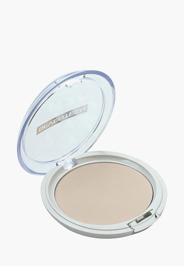 

Пудра компактная Seventeen, Бежевый, NATURAL SILKY TRANSPARENT POWDER с АЛОЭ ВЕРА, SPF15 т.02 светлый беж, 10 г