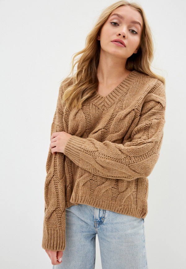 

Пуловер Mavi, Коричневый, V NECK SWEATER