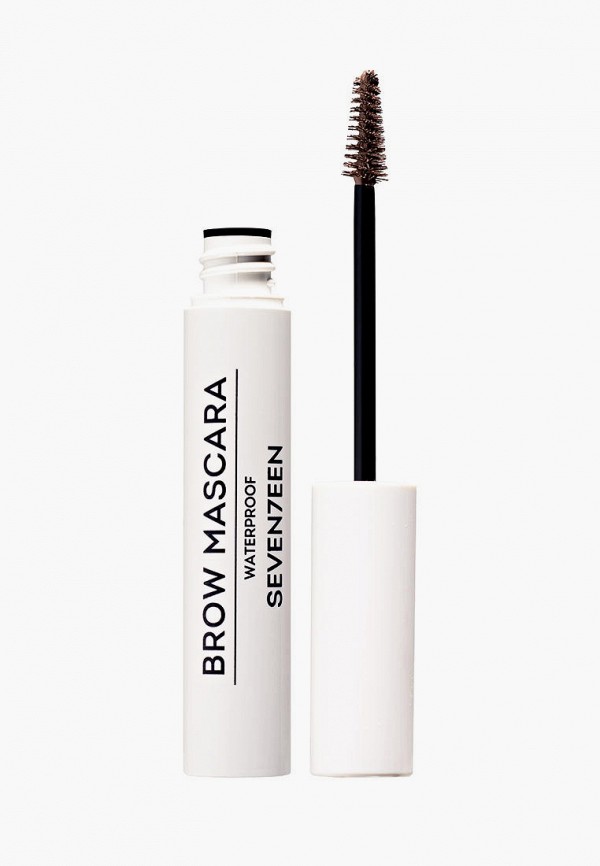 

Тушь для бровей Seventeen, Коричневый, BROW MASCARA WATERPROOF водостойкая т.02 пепельно-коричневый, 5 мл