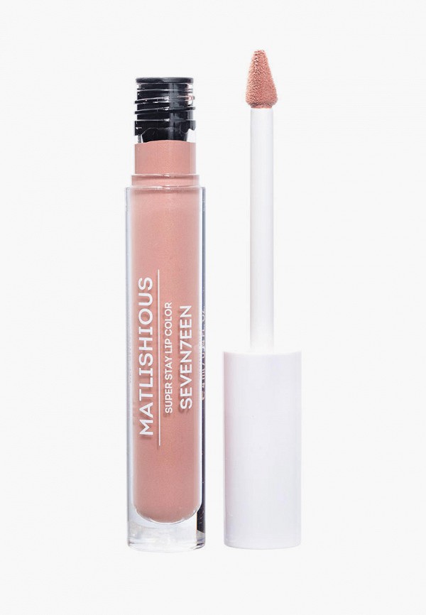 

Помада Seventeen, Розовый, матовая жидкая MATLISHIOUS SUPER STAY LIP COLOR т.01 розовый беж, 4 мл